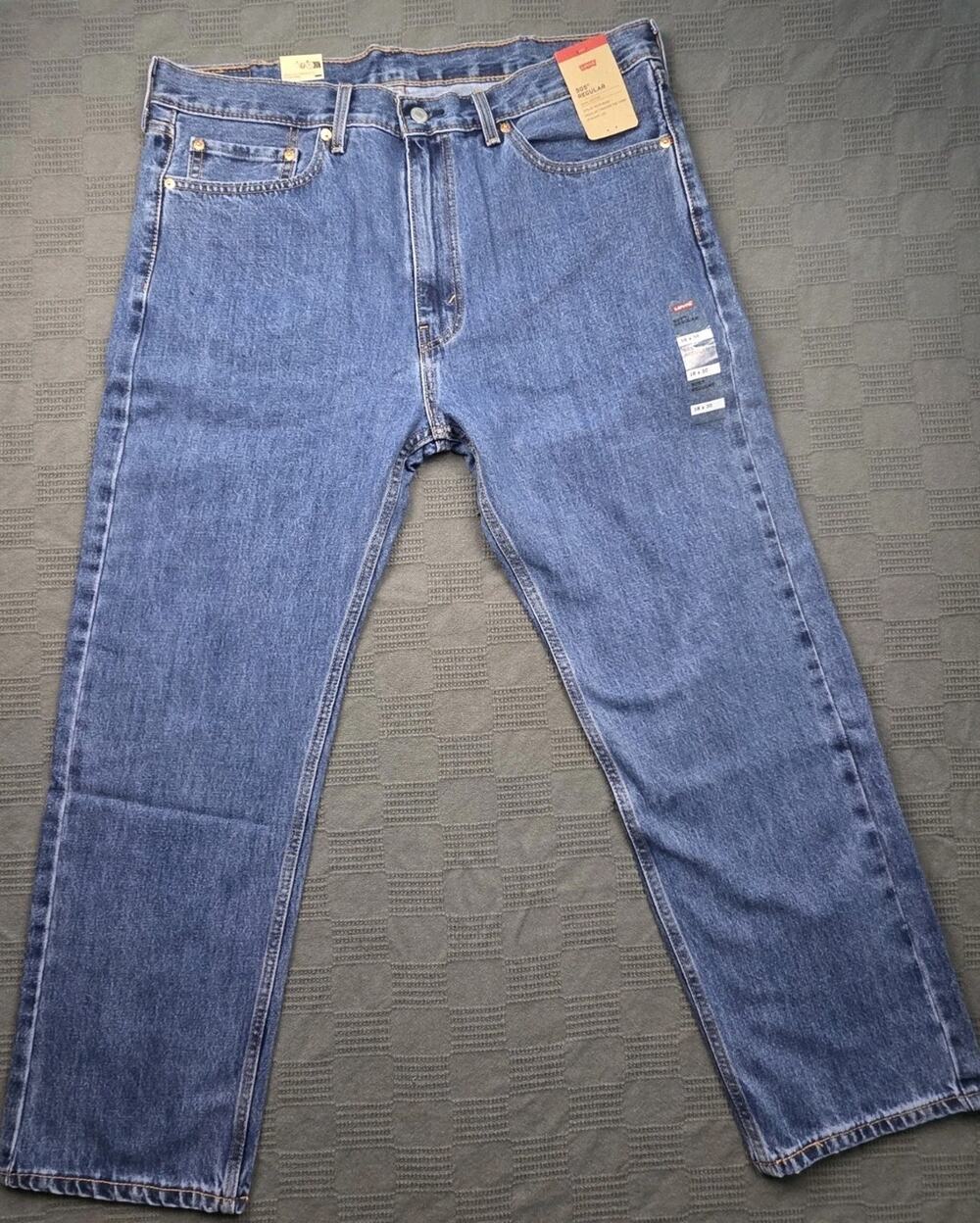 Levi's Men's 505-4891 Regular Fit Straight Leg Jeans 38x30 NWT